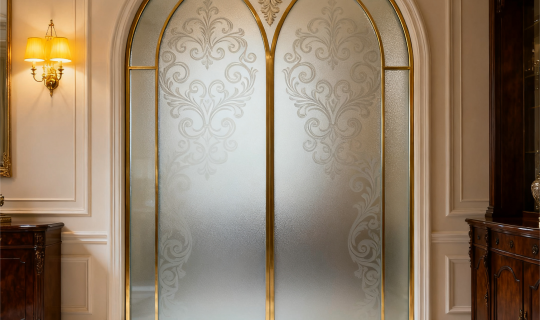 5mm Tempered Ceramic-Frit Glass + 1.52PVB Interlayer + 5mm Tempered Clear Glass