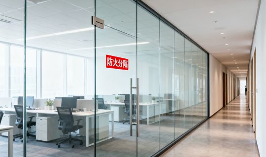 Composite Fire-Resistant Glass: 6mm Tempered Clear Glass + 1.52PVB + 6mm Tempered Clear Glass
