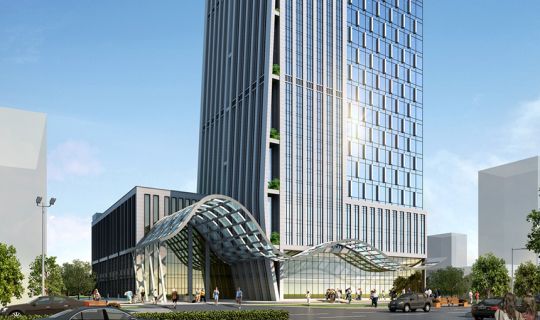 Tòa nhà tổng hợp nghiệp vụ kỹ thuật Đài Phát thanh Nhân dân Quảng Tây