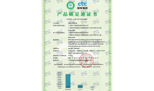 Dấu chân carbon thủy tinh tiết kiệm năng lượng