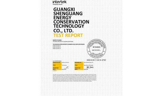 Giấy chứng nhận Intertek
